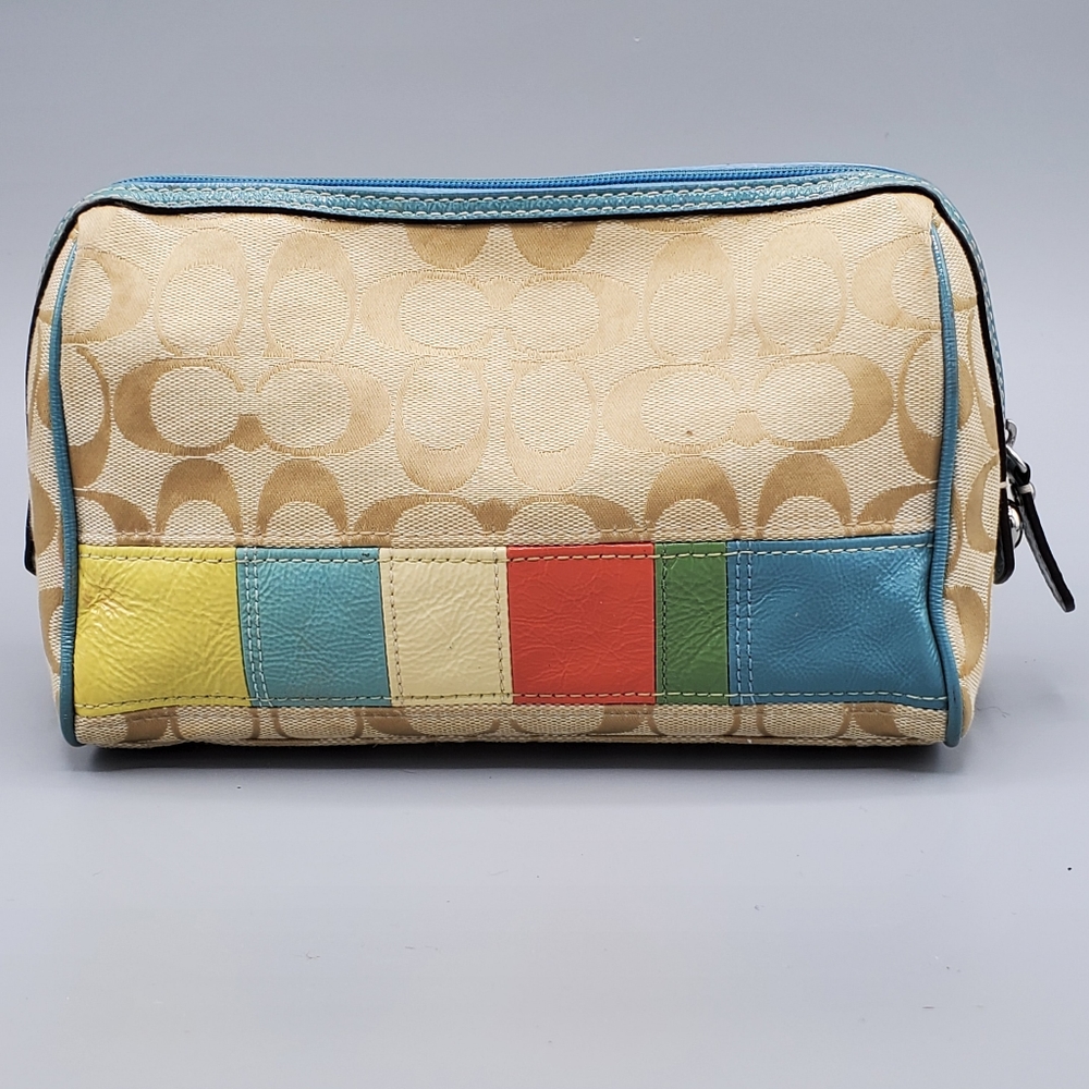 Coach cosmetic bag.